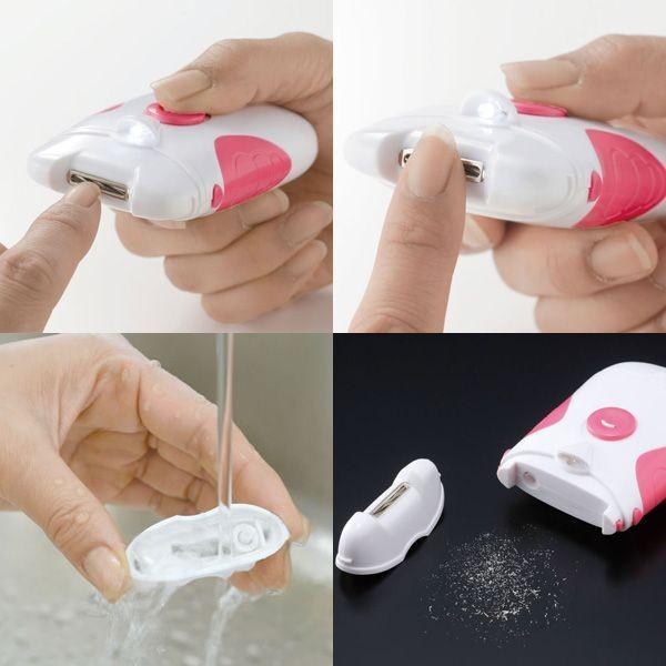 セーブインダストリー  SV-5974 LEDライト付 電動爪切り SV5974 |  | 02