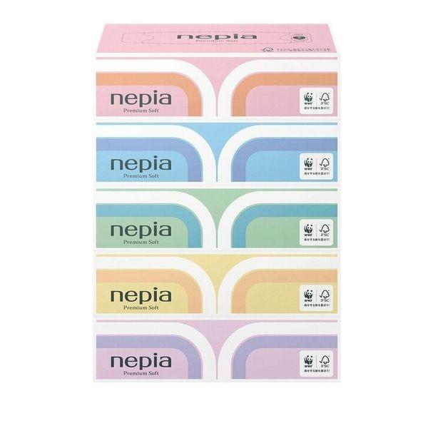 【同梱不可】【お一人さま1点限り】王子ネピア 4901121178523 ネピアプレミアムソフトティッシュ 180組 5P×12入 | 