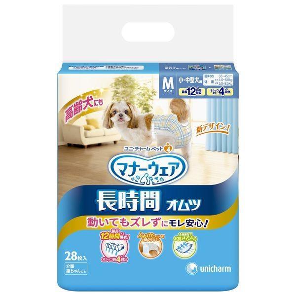 ユニ・チャーム  4520699649671 マナーウェア ペット用 長時間紙オムツ M 28枚 | 