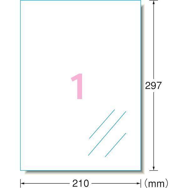 A-one エーワン  30601 ラベルシールIJ 超耐水フィルム透明1面 A4 光沢フィルム ノーカット |  | 01