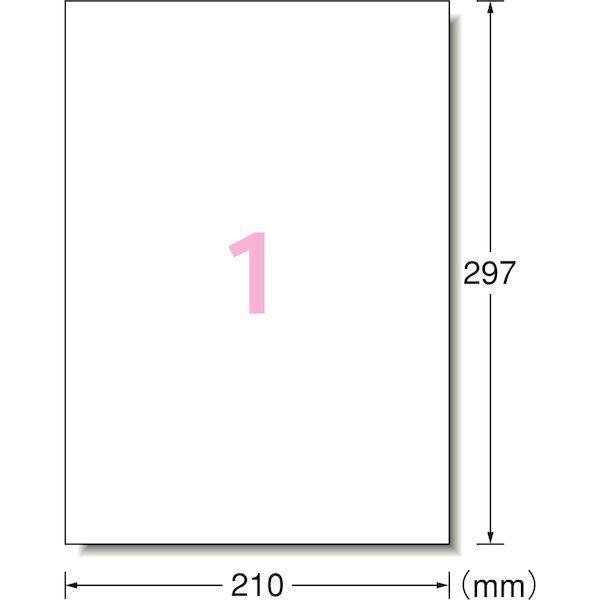 A-one エーワン 64201 ラベルシールIJ 超耐水光沢紙 1面 ノーカット A4 インクジェット |  | 01