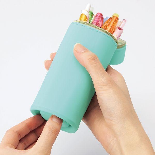 リヒトラブ LIHIT LAB.  A-7732-3 Bloomin スタンドペンケース スクエアタイプ 3ポピーレッド A77323 |  | 03