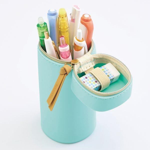 リヒトラブ LIHIT LAB.  A-7732-3 Bloomin スタンドペンケース スクエアタイプ 3ポピーレッド A77323 |  | 04