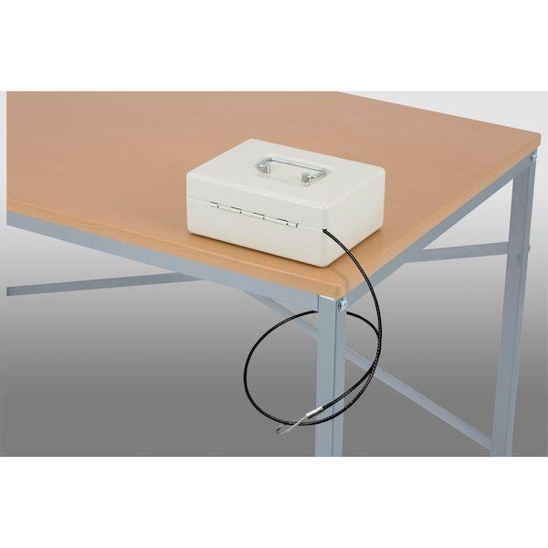 あすつく対応 「直送」 アスカ SB50 安心保管ボックス A6 セキュリティワイヤー付き セキュリティワイヤー付きSB50 アスカ安心保管ボックス |  | 10