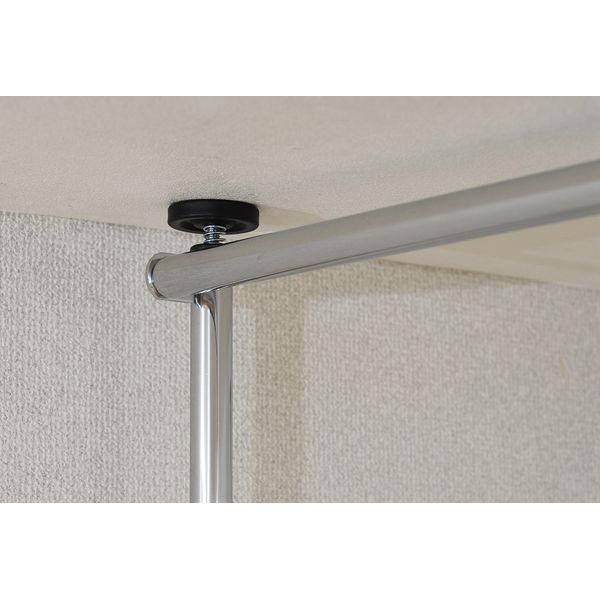 【予約受付中】【2月下旬頃入荷予定】エスエイ企画 SK-201S 直送 代引不可 ツッパリクローゼットハンガーラック フロントハンガー付 標準 SK201S |  | 07