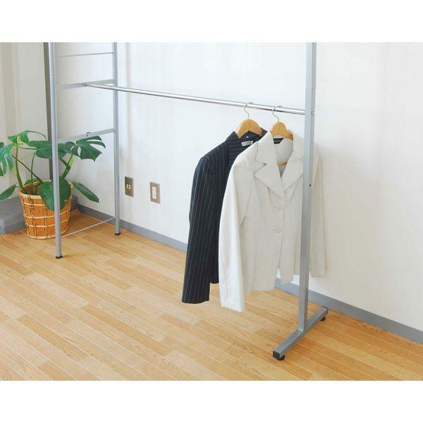 【予約受付中】【2月下旬頃入荷予定】エスエイ企画 SK-201S 直送 代引不可 ツッパリクローゼットハンガーラック フロントハンガー付 標準 SK201S |  | 08