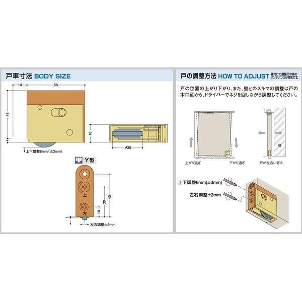 家研販売 KAKEN 4983658136733 （PP）木製用 調整戸車 WX5−Y4 |  | 01