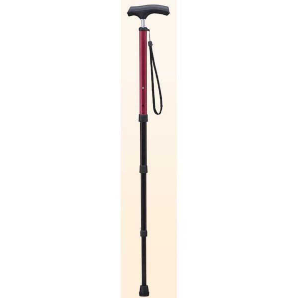 4544634303077 ポケットステッキPS−2【キャンセル不可】 レッド コンパクト ポケットステッキPS-2杖 | 