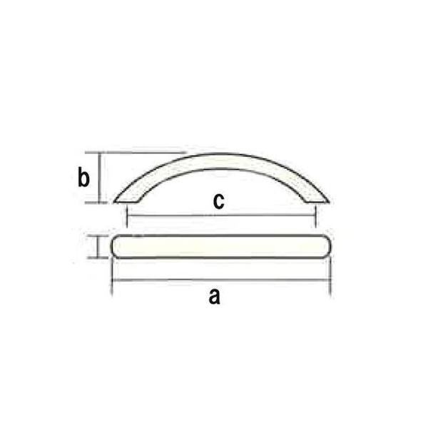 和気産業 4903757129405 BH−940 ムーンハンドル シルバー 90mm |  | 01
