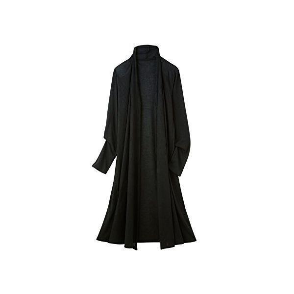 4985697232834 すらっと日よけロングカーデブラック【キャンセル不可】 セルヴァン ファッション ロングガーディアン | 