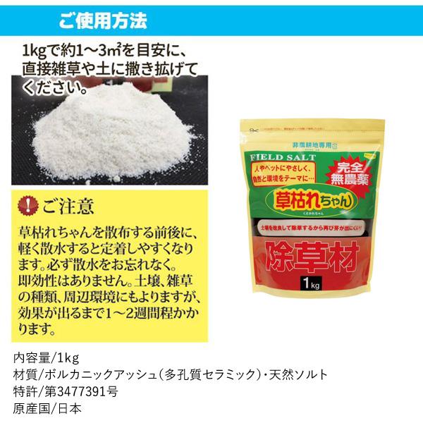 在庫 4936980520688 除草剤「草枯れちゃん」1 27107【キャンセル不可】 877364 1kg 後藤 あすつく対応 |  | 05