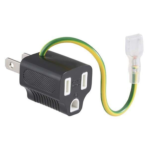 オーム電機 HS-TM1E1E3-K 接地アダプター HS−TM1E1E3−K HSTM1E1E3K アース端子カバー付き OHM |  | 01