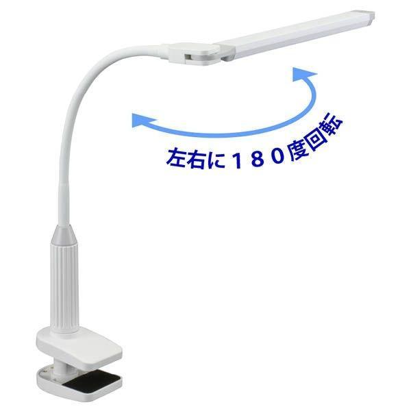 オーム電機 LTC-LS36-W クランプ式ＬＥＤデスクスタンド LTCLS36W ホワイト LEDデスクランプ |  | 01
