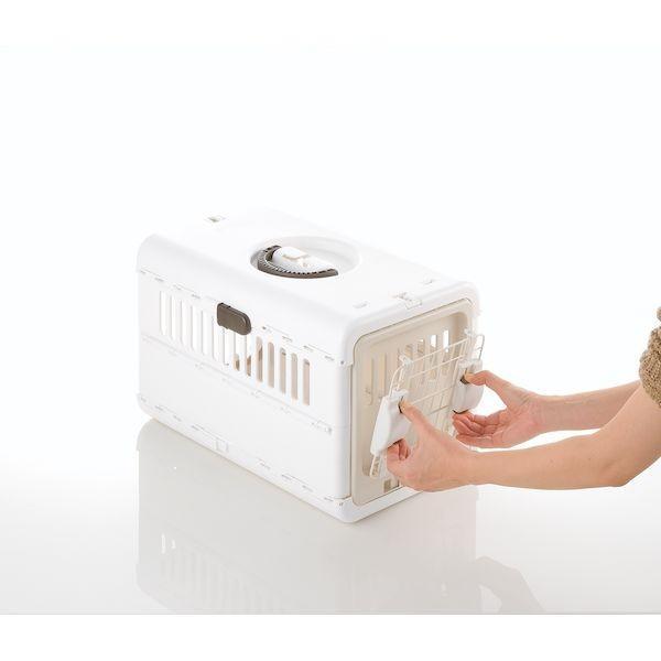 リッチェル 4973655599327 キャンピングキャリー折りたたみ S アイボリー |  | 02