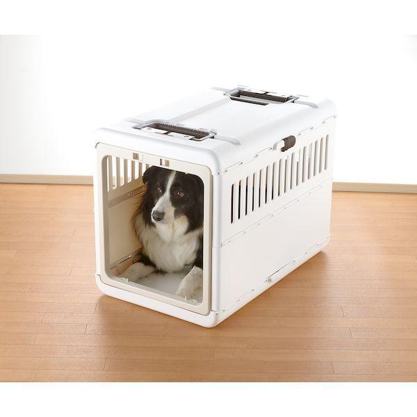 リッチェル 4973655599389 キャンピングキャリー折りたたみ L アイボリー |  | 01