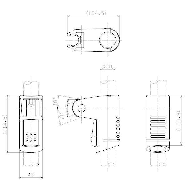 リラインス RELIANCE R291-G スライドシャワーフック R291G |  | 01