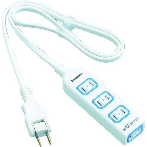 パナソニック電工 Panasonic WHA2514WKP ザ・タップＸ ４コ口 １ｍコード付 ホワイト | 