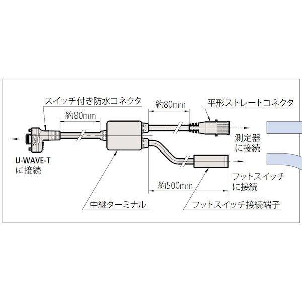 ミツトヨ Mitutoyo 02AZE140F フットスイッチ用接続ケーブル |  | 01