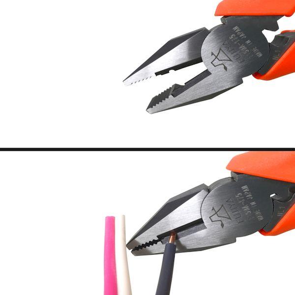 あすつく対応 「直送」 フジ矢 1150A-175 ペンチ 圧着機能・穴付 １７５ｍｍ 1150A175 圧着ペンチ 圧着付ペンチ FUJIYA |  | 06