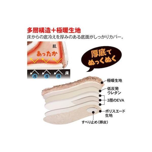 アルファックス 508717 極暖 足が包まれるスリッパ Lサイズ |  | 04