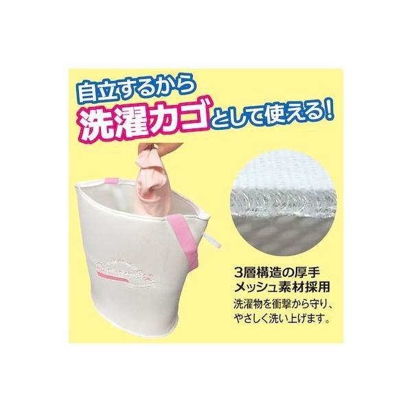 アルファックス 707202 ラクラク洗濯ネット 仕分けてポイッ ピンク（仕切りありタイプ） |  | 02