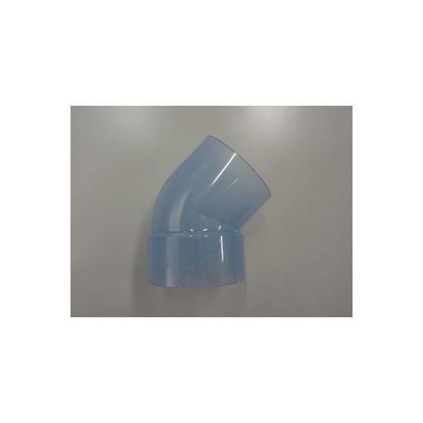 直送 代引不可・他メーカー同梱不可 前澤化成工業 45KL50透明 排水特殊継手 45゜片受エルボ 45KL | 