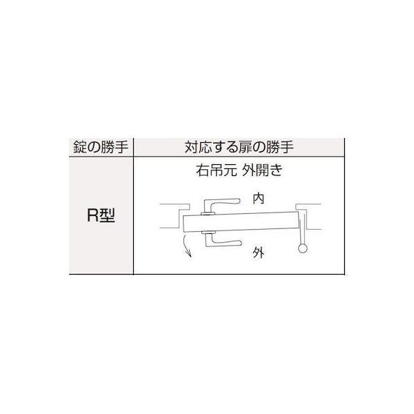 GOAL ゴール P-MXL-NU11(R) 面付箱錠（レバーハンドル型） PMXLNU11(R) |  | 01