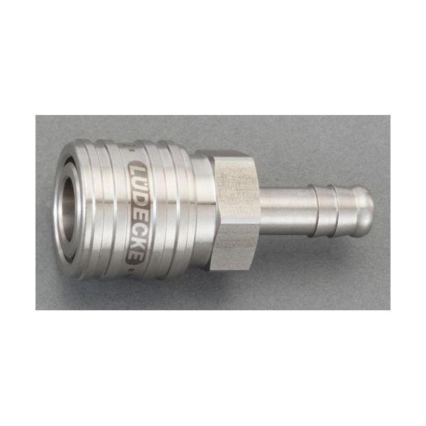 【個人宅配送不可】直送 代引不可 エスコ EA140GJ-210 10mm ウレタンホースカップリング ステンレス製／ワンプッシュ EA140GJ210【キャンセル不可】 | 