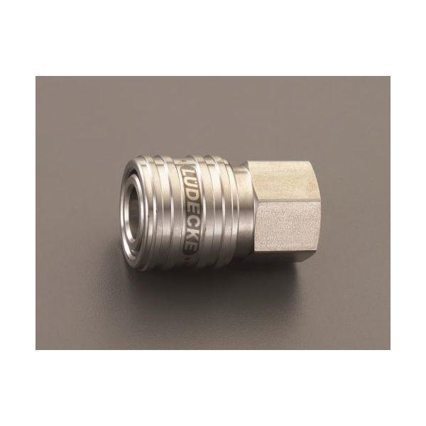 【個人宅配送不可】直送 代引不可 エスコ EA140GT-104 G 1／2” 雌ねじカップリング ステンレス製／ワンプッシュ EA140GT104【キャンセル不可】 | 