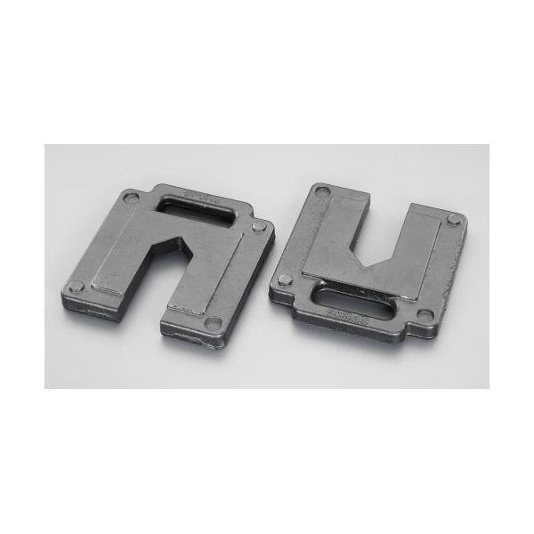 【個人宅配送不可】直送 代引不可 エスコ EA915-131 5．0kg ウェイトスチール テント用／2個 EA915131【キャンセル不可】 | 