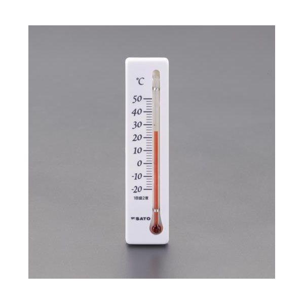 エスコ EA728G-68 −20／＋50℃ ミニ温度計 EA728G68【キャンセル不可】 | 