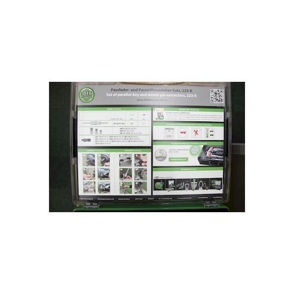 クッコ KUKKO 223-K スライドハンマーケースセット M3−M18／アダプタ10ケ付 223K |  | 01