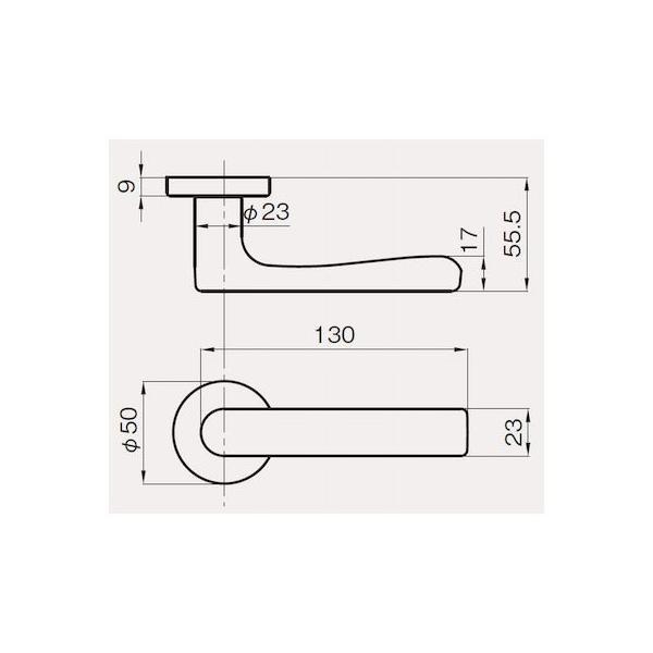 GOAL ゴール LY NU 11S R4U ステンレス製 レバーハンドルセット NU型 LYNU11SR4U |  | 01