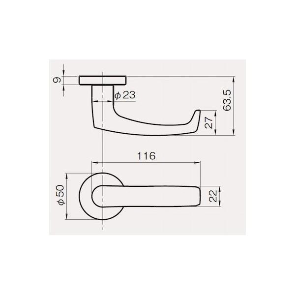 GOAL ゴール LY BU 40A R4U アルミ製 レバーハンドルセット BU型 LYBU40AR4U |  | 01