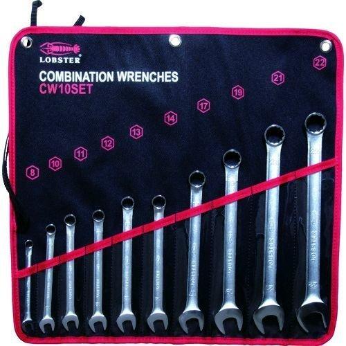 あすつく対応 「直送」 ロブテックス CW10SET コンビネーション１０丁セット エビ tr-8187202 LOBSTER LOBTEX 1S エビ印