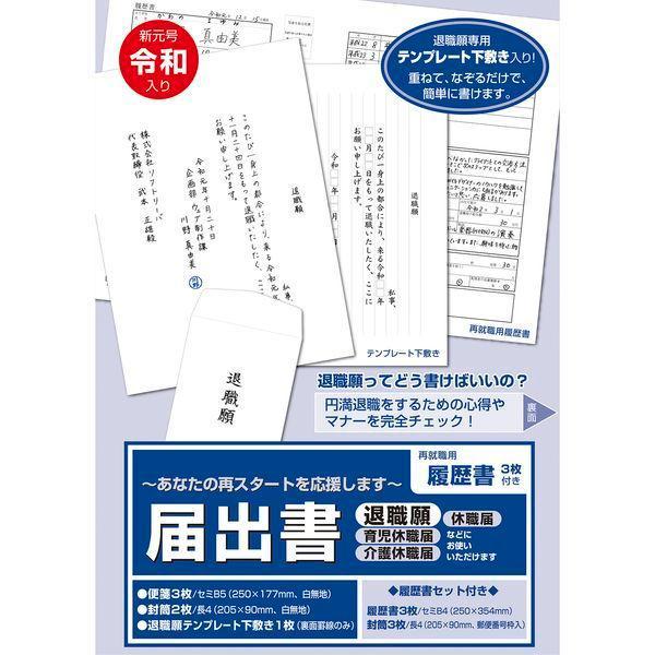 ササガワ タカ印 44-501 届出書 履歴書付 44501 リレキショツキ テンプレート 履歴書書き方 B5サイズ 履歴書付き | 
