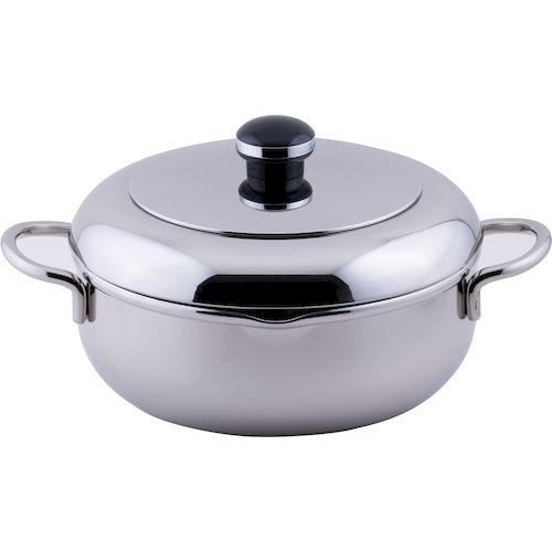 4953794000380 宮崎製作所 オブジェ OJ−44 ザ・テンプラ両手鍋 20cm 2．2L objet IH対応 | 