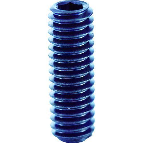 あすつく対応 「直送」 ＴＲＵＳＣＯ B63-0403 六角穴付止めねじ 平先 黒染め Ｍ４×３ ６０本入 B630403 | 