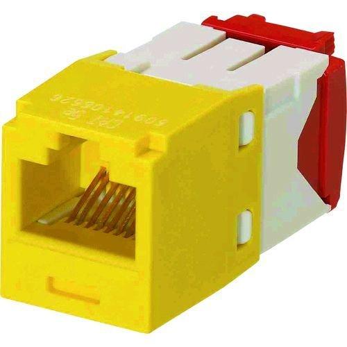 あすつく対応 「直送」 パンドウイット CJ5E88TGYL カテゴリ５Ｅ ＲＪ４５モジュラージャック ＵＴＰ ＴＧタイプ 黄 ＣＪ５Ｅ８８ＴＧＹＬＧ | ブランド登録なし