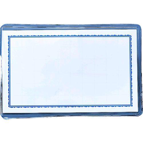 あすつく対応 「直送」 ＴＲＵＳＣＯ KS-N-1P 軟質塩ビ簡易名札　クリップピンタイプ　台紙５５×９０ｍｍ KSN1P | 