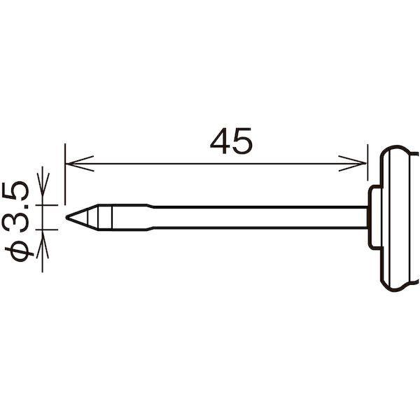 あすつく対応 「直送」 グット MSD-5HRT-B ＭＳＤ−５用　替えこて先 MSD5HRTB |  | 02