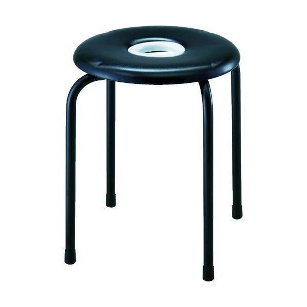 ＴＲＵＳＣＯ TDNT-BK ドーナツイス φ３２０×Ｈ４２０ｍｍ ブラック TDNTBK tr-1148406 1脚 | 