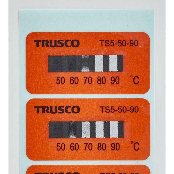 あすつく対応 「直送」 ＴＲＵＳＣＯ TS5-70-110 温度シール５点表示不可逆性７０℃〜１１０℃ ４０枚入り TS570110 |  | 01