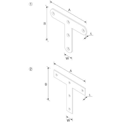 あすつく対応 「直送」 ダイドーハント 00063014 ステンレス Ｔ字 ４７ tr-1142185 DAIDOHANT | ブランド登録なし | 01