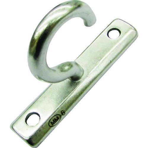 あすつく対応 「直送」 水本 B-2590 吊金具 ビス止めタイプ ステンレス プレートフック縦型 線径５ｍｍ B2590 水本機械製作所 MIZUMOTO | ブランド登録なし