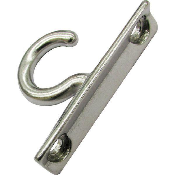 あすつく対応 「直送」 水本 B-2590 吊金具 ビス止めタイプ ステンレス プレートフック縦型 線径５ｍｍ B2590 水本機械製作所 MIZUMOTO | ブランド登録なし | 01