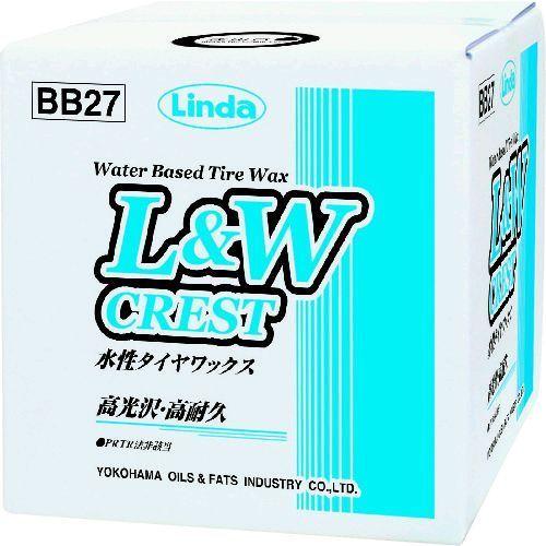 Ｌｉｎｄａ BB27 Ｌ＆Ｗクレスト　水性タイヤワックス　１８ｋｇ | 