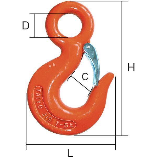 あすつく対応 「直送」 大洋 GHKS-1 重量フック用バネ金具 １ｔ〜Ｂ−２ｔ用 １０２４１１２ GHKS1 |  | 01