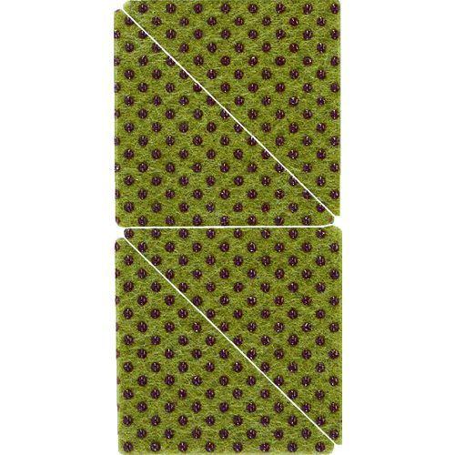 あすつく対応 「直送」 光 KSFD-52 すべり止めフェルト 三角 ４ｐ KSFD52 フェルトパット HIKARI | 