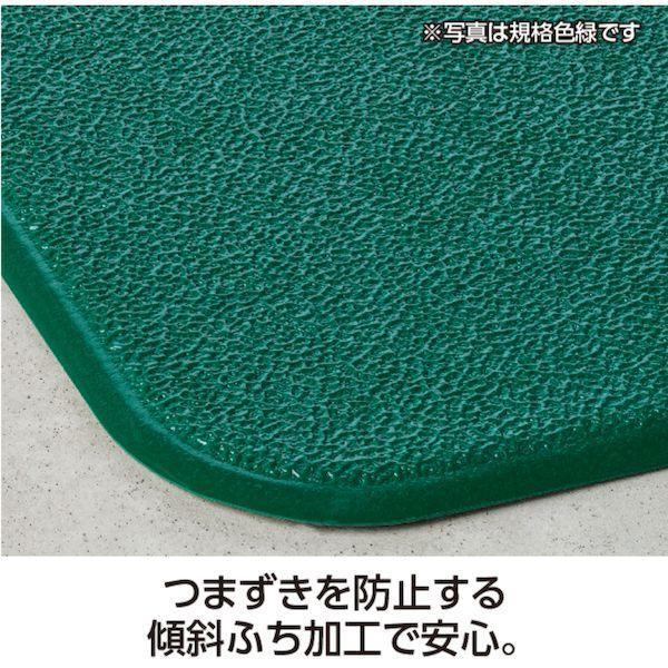 テラモト MR-062-522-5 スタンディングマット２ 灰 ５００×６００ｍｍ MR0625225 スタンディングマットII 塩化ビニール製 |  | 04